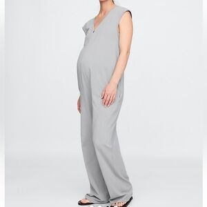 Gap maternity V neck jumpsuit